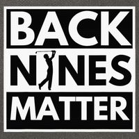 Back Nines Matter Funny Golf Golfing Golfer Gift Cotton Canvas Backpack