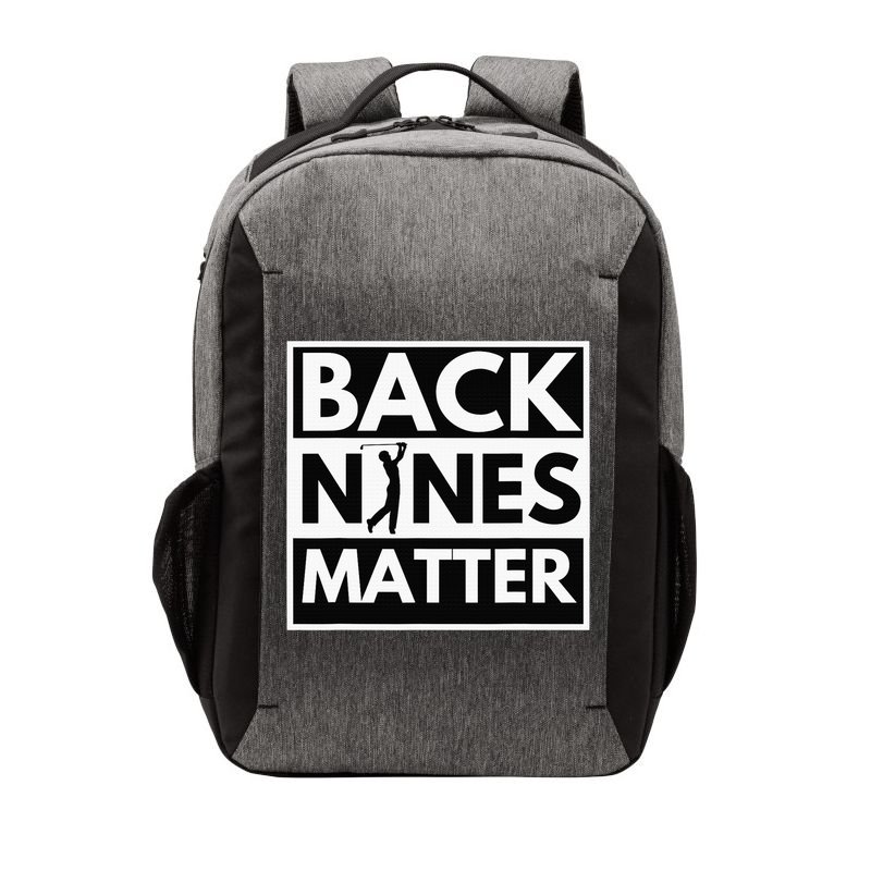 Back Nines Matter Funny Golf Golfing Golfer Gift Vector Backpack
