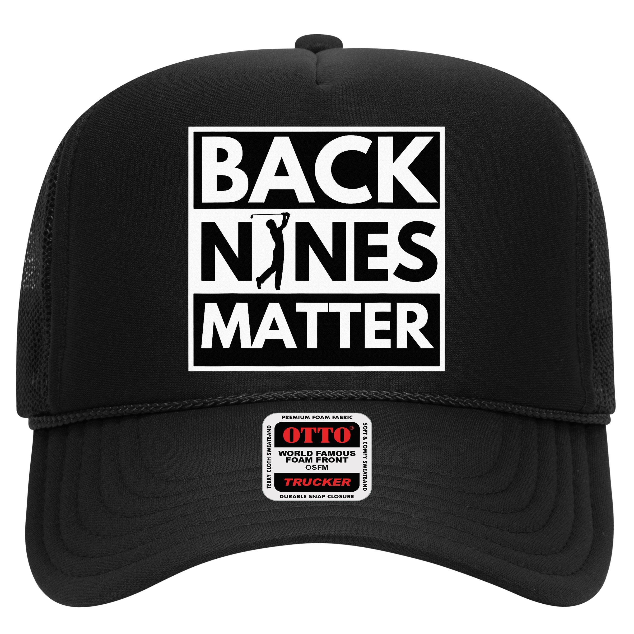 Back Nines Matter Golfing Lover & Golf Gift Hat