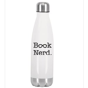 Book Nerd Meaningful Gift Stainless Steel Insulated Water Bottle