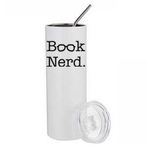 Book Nerd Meaningful Gift Stainless Steel Tumbler