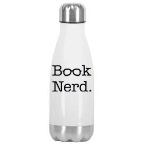 Book Nerd Meaningful Gift Stainless Steel Insulated Water Bottle