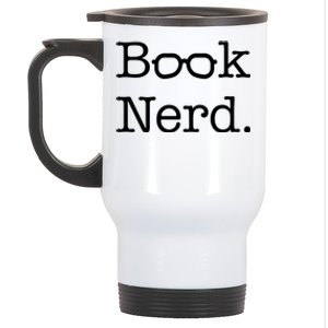 Book Nerd Meaningful Gift Stainless Steel Travel Mug