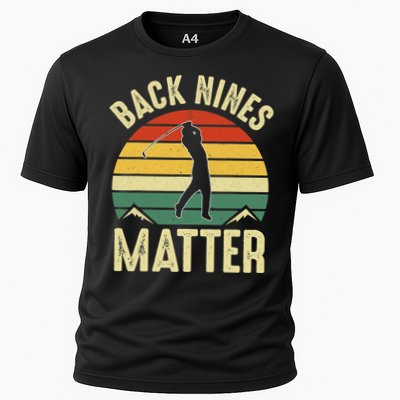 Back Nines Matter Funny Golfing Golf Lover Player Performance Shirt