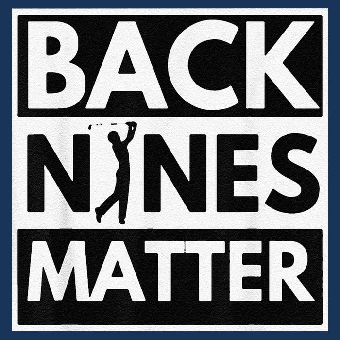 Back Nines Matter Golfing Lover & Golf Gift Baby Bodysuit