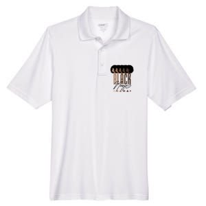 Black Nurse Mama Black History Month Men's Origin Performance Pique Polo