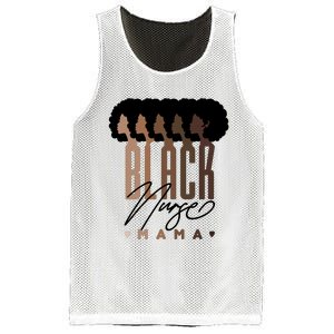 Black Nurse Mama Black History Month Mesh Reversible Basketball Jersey Tank