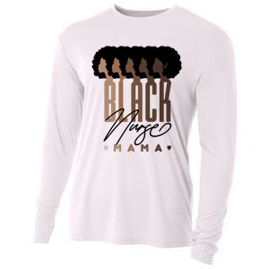 Black Nurse Mama Black History Month Cooling Performance Long Sleeve Crew