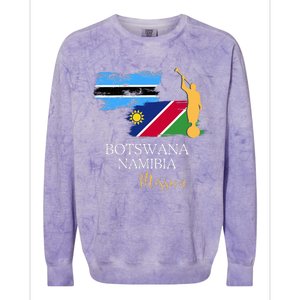 Botswana Namibia Mormon Lds Mission Missionary Colorblast Crewneck Sweatshirt