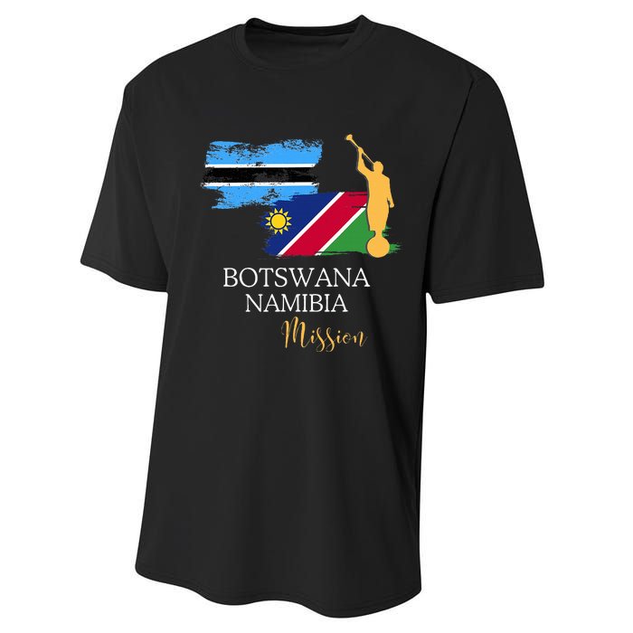 Botswana Namibia Mormon Lds Mission Missionary Performance Sprint T-Shirt