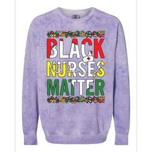 Black Nurses Matter Melanin Nurse Black History Month Black Pride Colorblast Crewneck Sweatshirt