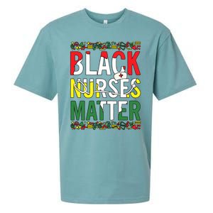 Black Nurses Matter Melanin Nurse Black History Month Black Pride Sueded Cloud Jersey T-Shirt