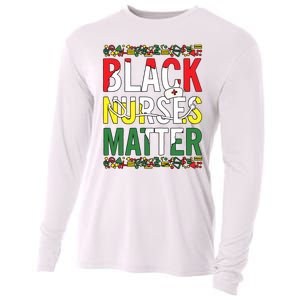 Black Nurses Matter Melanin Nurse Black History Month Black Pride Cooling Performance Long Sleeve Crew