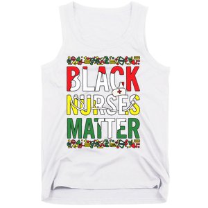 Black Nurses Matter Melanin Nurse Black History Month Black Pride Tank Top