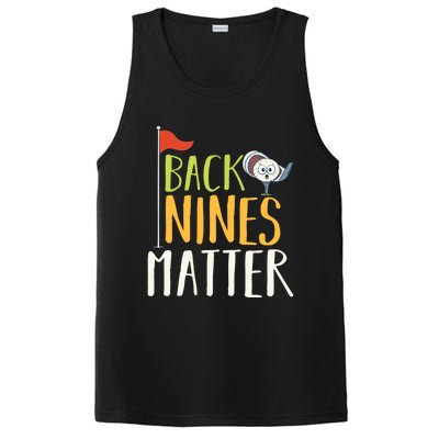 Back Nines Matter I Club Golfer Golf Ball Golfers Gift PosiCharge Competitor Tank