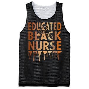 Black Nurse Melanin Nurse Educated Black History Month Nurse Mesh Reversible Basketball Jersey Tank