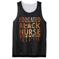 Black Nurse Melanin Nurse Educated Black History Month Nurse Mesh Reversible Basketball Jersey Tank