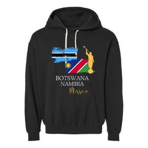 Botswana Namibia Mormon Lds Mission Missionary Garment-Dyed Fleece Hoodie