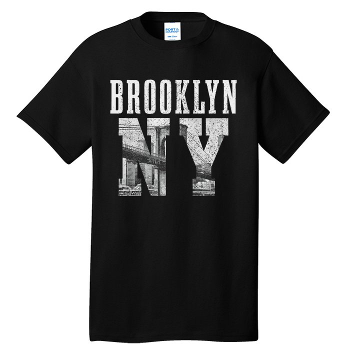 Brooklyn Ny Nyc New York City Vintage Usa America Tall T-Shirt