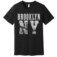 Brooklyn Ny Nyc New York City Vintage Usa America Premium T-Shirt