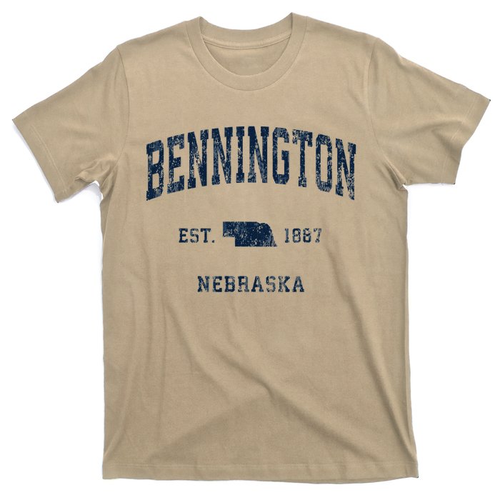 Bennington Nebraska Ne Vintage Athletic Sports T-Shirt