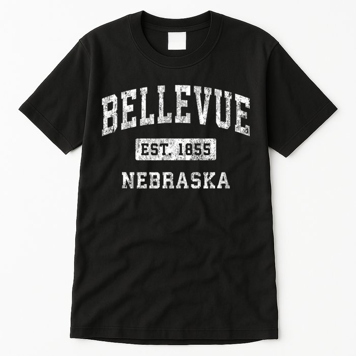 Bellevue Nebraska Ne Vintage Established Sports Tall T-Shirt