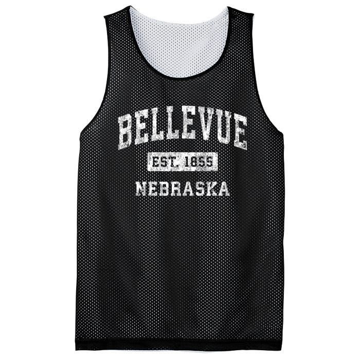 Bellevue Nebraska Ne Vintage Established Sports Mesh Reversible Basketball Jersey Tank