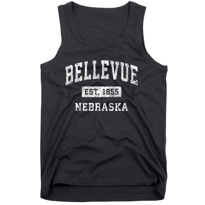 Bellevue Nebraska Ne Vintage Established Sports Tank Top