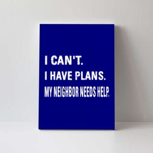 Best Neighbor National Good Neighbor Day Cute Gift Canvas