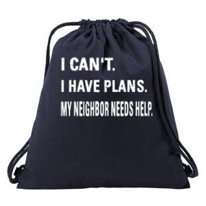 Best Neighbor National Good Neighbor Day Cute Gift Drawstring Bag