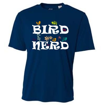 Bird Nerd Ornithology Science Birds Spicies Birdwatching Cooling Performance Crew T-Shirt