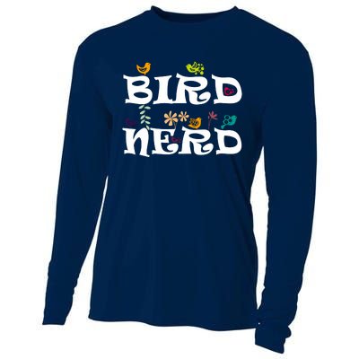 Bird Nerd Ornithology Science Birds Spicies Birdwatching Cooling Performance Long Sleeve Crew