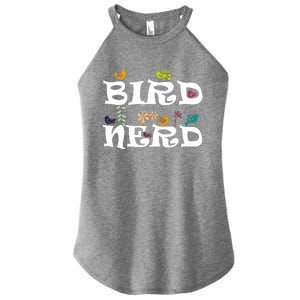 Bird Nerd Ornithology Science Birds Spicies Birdwatching Women’s Perfect Tri Rocker Tank