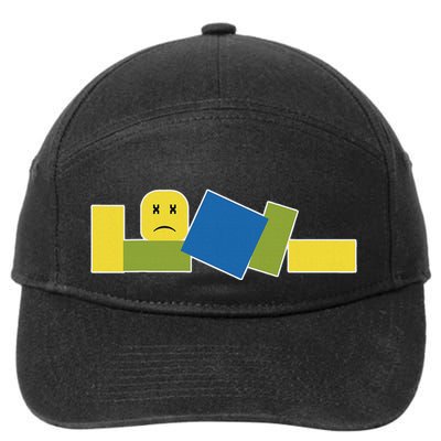 Broken Noob Oof! 7-Panel Snapback Hat