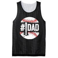 Baseball Number One Daddy Son Baseball Father's Day Mesh Reversible Basketball Jersey Tank