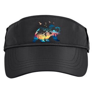 Bear Nature Outdoor Mountains Forest Trees Bear Wildlife Adult Drive Performance Visor