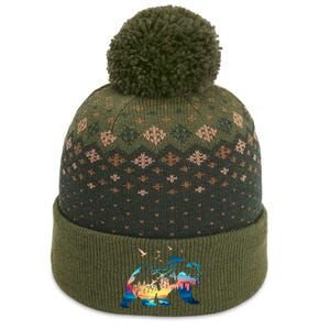 Bear Nature Outdoor Mountains Forest Trees Bear Wildlife The Baniff Cuffed Pom Beanie