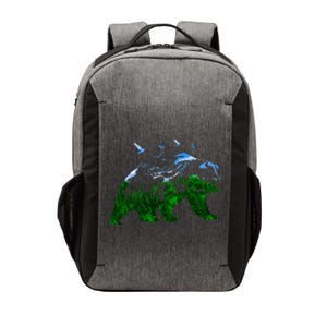 Bear Nature Outdoor Mountains Forest Trees Bear Vector Backpack