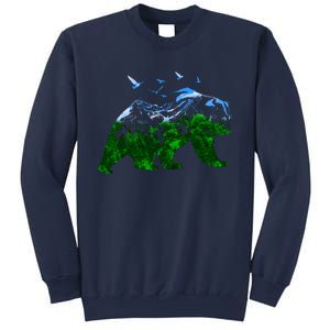 Bear Nature Outdoor Mountains Forest Trees Bear Wildlife Sweatshirt