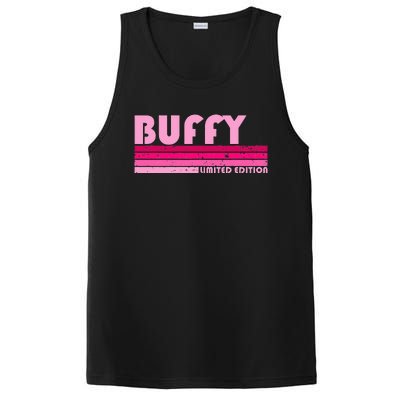 BUFFY Name Personalized Retro Vintage 80s 90s Birthday PosiCharge Competitor Tank