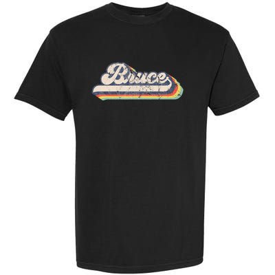 Bruce Name Personalized Vintage Retro Garment-Dyed Heavyweight T-Shirt