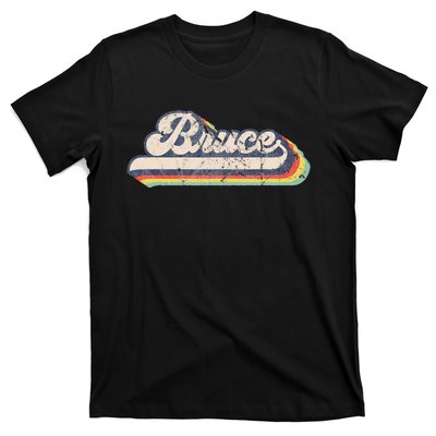 Bruce Name Personalized Vintage Retro T-Shirt