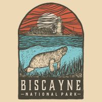 Biscayne National Park Drawstring Bag