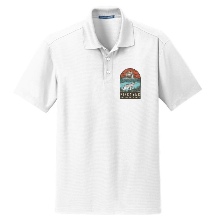 Biscayne National Park Dry Zone Grid Polo