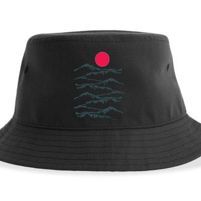Badlands National Park Southwest Desert Western Sunset Mountains Sustainable Bucket Hat