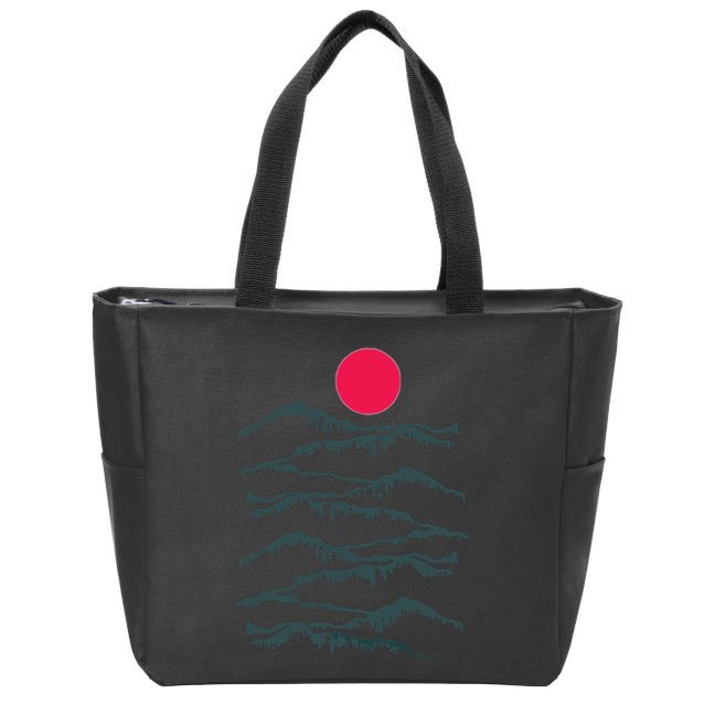 Badlands National Park Southwest Desert Western Sunset Mountains Zip Tote Bag