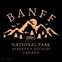 Banff National Park Est 1885 Vintage Canada T-Shirt