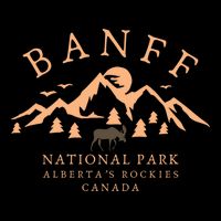 Banff National Park Est 1885 Vintage Canada Baby Bodysuit