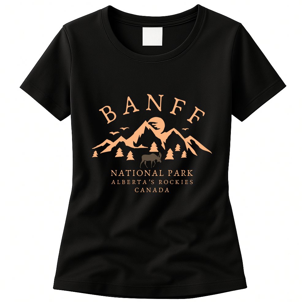 Banff National Park Est 1885 Vintage Canada Womens T-Shirt