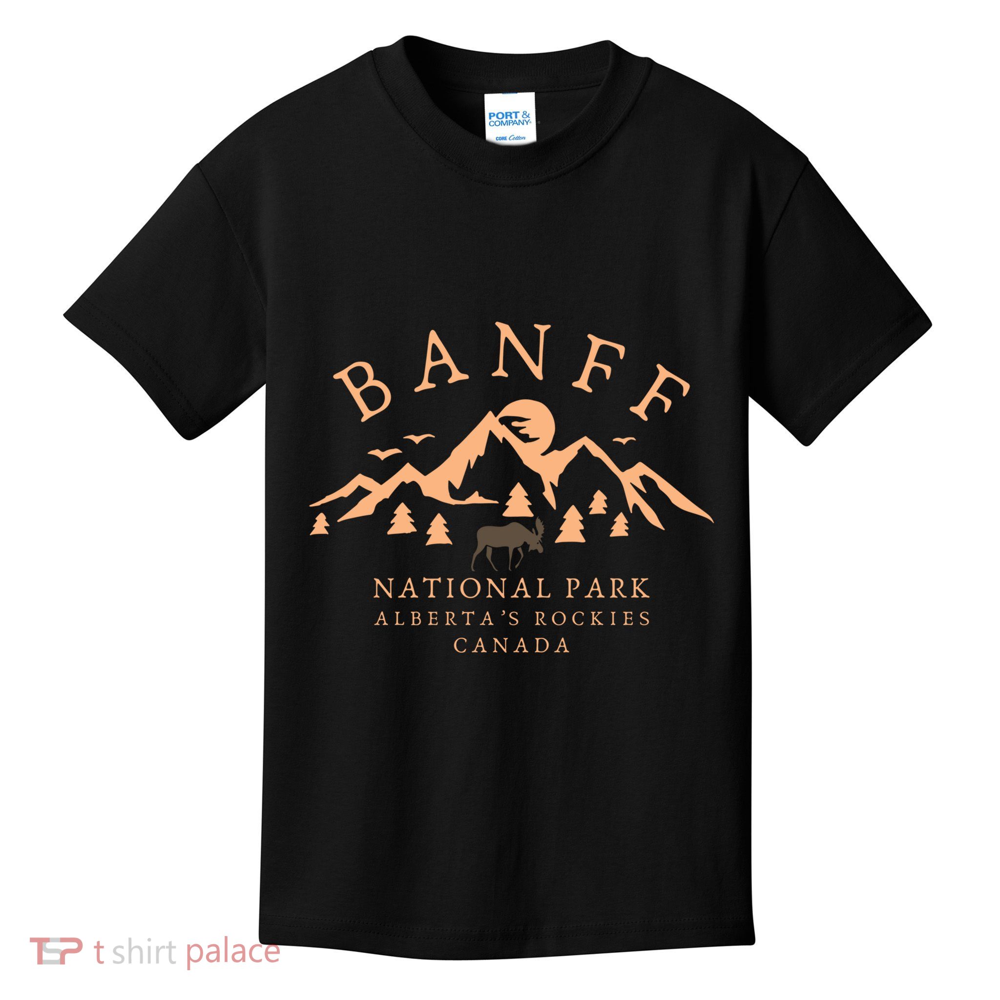Banff National Park Est 1885 Vintage Canada Kids T-Shirt